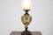 Lámpara de mesa de porcelana, años 50, Imagen 2