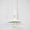 White Lacquered Iron Ceiling Lamp Attributed to Stilnovo, 1960s 6