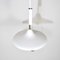 White Lacquered Iron Ceiling Lamp Attributed to Stilnovo, 1960s 3