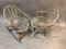 Rocking Chairs en Rotin, 1960s, Set de 2 3