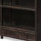 Antique Elm Double Bookshelf 3