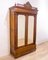 Antique French Walnut Wardrobe with Mirrored Doors, Image 4