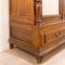 Antique French Walnut Wardrobe with Mirrored Doors, Image 11