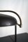 Vintage Italian Black Lacquered and Nickel Table Lamp, 1940s, Image 9