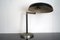 Lampada da tavolo vintage laccata nera e nichel, Italia, anni '40, Immagine 1