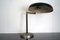 Vintage Italian Black Lacquered and Nickel Table Lamp, 1940s 1