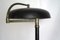 Vintage Italian Black Lacquered and Nickel Table Lamp, 1940s, Image 2