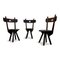Antique Rustic Side Chairs, Set of 3, Image 11
