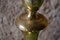 Golden Metal Candleholders, 1940s, Set of 2, Image 7