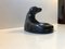 Art Deco Black Glass Bear Ashtray, 1930s, Image 2