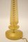 Base de lámpara italiana de cristal de Murano dorado, Imagen 6