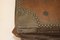 French Brown Leather Case with Copper Corners and Key, Image 6
