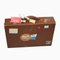 Hard Leather Business Suitcase with KLM Flap Folders 1