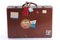 Hard Leather Business Suitcase with KLM Flap Folders, Image 2