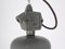 Grande Lampe à Suspension d'Usine Vintage Industrielle en Émail Bleu Clair de ElKo, 1960s 9