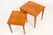 Tables Gigognes Vintage en Teck, Danemark, 1960s 3