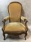 Antique Louis Philippe Voltaire Lounge Chair 1
