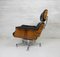 Swiss Rosewood Lounge Chair and Ottoman Set by Martin Stoll for Stoll Giroflex, 1960s, Image 8