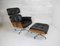 Swiss Rosewood Lounge Chair and Ottoman Set by Martin Stoll for Stoll Giroflex, 1960s, Image 1