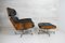 Swiss Rosewood Lounge Chair and Ottoman Set by Martin Stoll for Stoll Giroflex, 1960s, Image 3