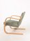 Mid-Century Finnish Fabric Lounge Chair by Alvar Aalto for Artek, 1960s 3