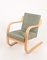 Mid-Century Finnish Fabric Lounge Chair by Alvar Aalto for Artek, 1960s, Image 5