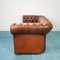 Vintage English Leather Chester Capitonne Sofa, 1970s, Image 4