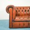 Vintage English Leather Chester Capitonne Sofa, 1970s 7