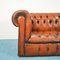 Vintage English Leather Chester Capitonne Sofa, 1970s, Image 7
