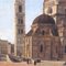 19th Century Painting Duomo in Firenze by P.K, Image 4