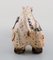 Figura a forma di rinoceronte in ceramica smaltata, anni '80, Immagine 5