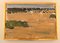 Swedish Modernist Landscape Oil Board by Nils-Göran Brunner, 1950s, Image 2