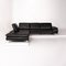 Black Leather Loop Corner Function Sofa from Willi Schillig 10