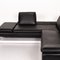 Black Leather Loop Corner Function Sofa from Willi Schillig 8