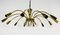 Large Mid-Century Brass 12-Arm Chandelier from Kalmar, 1950s 2