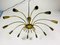 Large Mid-Century Brass 12-Arm Chandelier from Kalmar, 1950s, Image 3