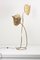 Rhubarb 2-Leaves Brass Floor Lamp by Tommaso Barbi, 1970s 2