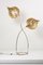 Rhubarb 2-Leaves Brass Floor Lamp by Tommaso Barbi, 1970s 4