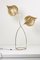 Rhubarb 2-Leaves Brass Floor Lamp by Tommaso Barbi, 1970s 3