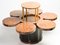 Burl Walnut Dining Table with Built-in Bar by Formitalia, 2005, Image 5