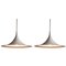 Semi or Witch Hat Pendant Lamps by Claus Bonderup for Fog & Mørup, Denmark, 1950s, Set of 2, Image 1