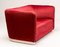 Red Velvet Sofa by Ole Wanscher, 1930s 4