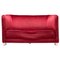 Rotes Samt Sofa von Ole Wanscher, 1930er 1