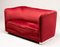 Red Velvet Sofa by Ole Wanscher, 1930s, Image 9