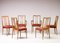 Sculptural Walnut Dining Chairs, Italy, 1950s, Set of 6, Image 12