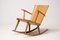 Scandinavian Pine Rocking Chair by Goran Malmvall, 1950s 2