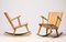 Scandinavian Pine Rocking Chair by Goran Malmvall, 1950s, Image 8