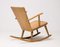 Scandinavian Pine Rocking Chair by Goran Malmvall, 1950s 6
