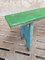 Antique Green and Blue Wooden Bench, 1920s 9