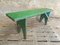 Antique Green and Blue Wooden Bench, 1920s 8